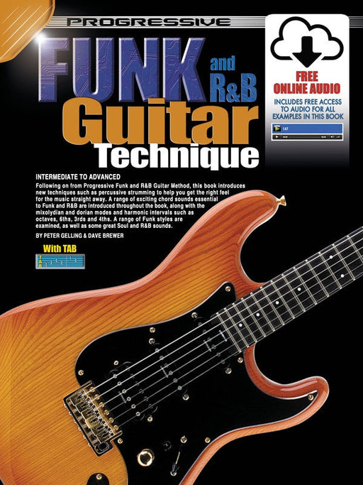 Progressive Funk R&B Guitar Technique- Book/Online Audio