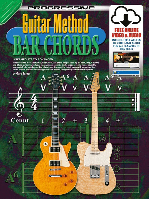 Progressive Guitar Method Bar Chords Book/Online Media