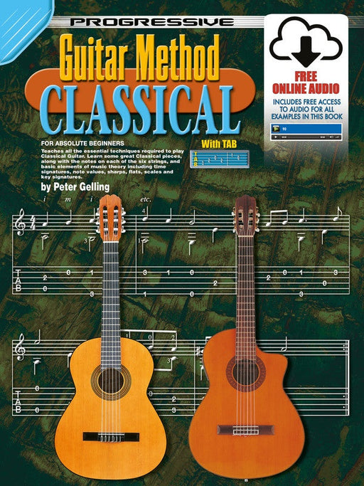Progressive Guitar Method Classical Book/Online Audio