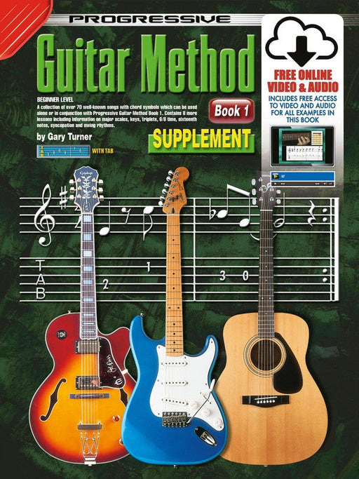 Progressive Guitar Method Supplement - Book 1 Book/Online Media
