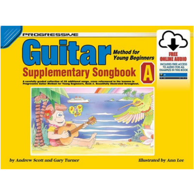 Progressive Guitar Method for Young Beginners Supplementary Songbook - Book A Bk/Online Audio-Guitar & Folk-Koala Publications-Engadine Music
