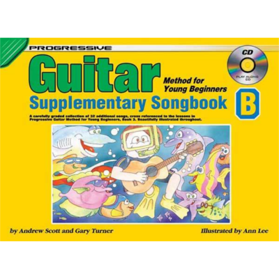 Progressive Guitar Method for Young Beginners Supplementary Songbook - Book B Bk/CD-Guitar & Folk-Koala Publications-Engadine Music