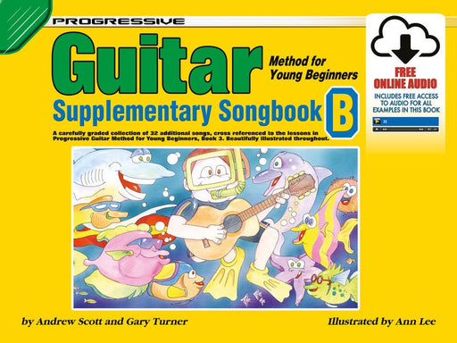 Progressive Guitar Method for Young Beginners Supplementary Songbook - Book B Book/Online Audio