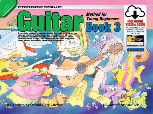Progressive Guitar Method for the Young Beginner - Book 3 Book & Online Audio