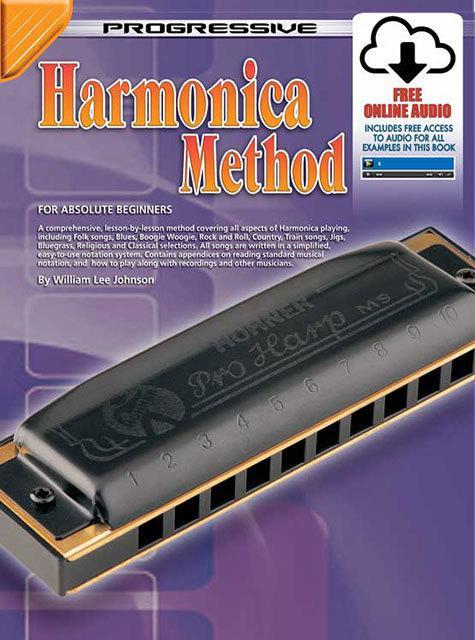 Progressive Harmonica Method Book/Online Video & Audio-Woodwind-Koala Publications-Engadine Music
