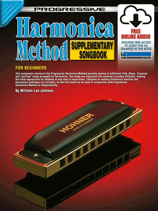 Progressive Harmonica Method Supplementary Songbook Book/Online Audio