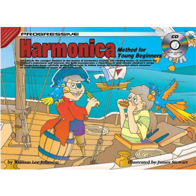 Progressive Harmonica for Young Beginners Book/CD-Woodwind-Koala Publications-Engadine Music
