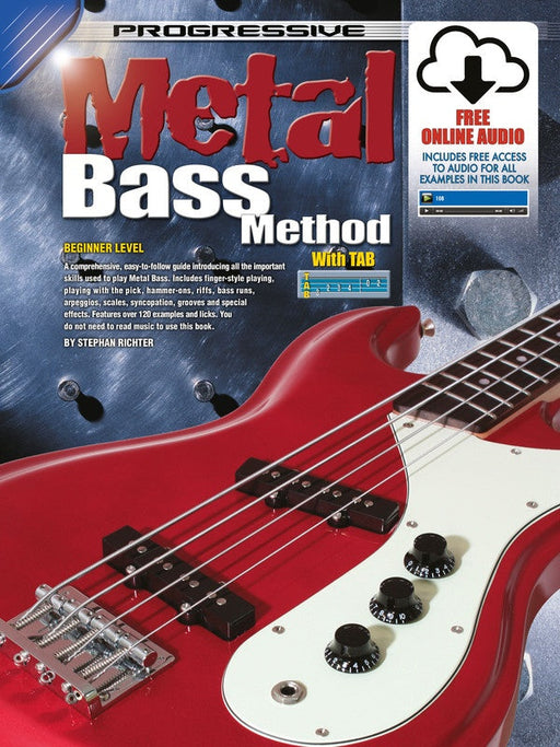 Progressive Heavy Metal Method for Bass Book/Online Audio