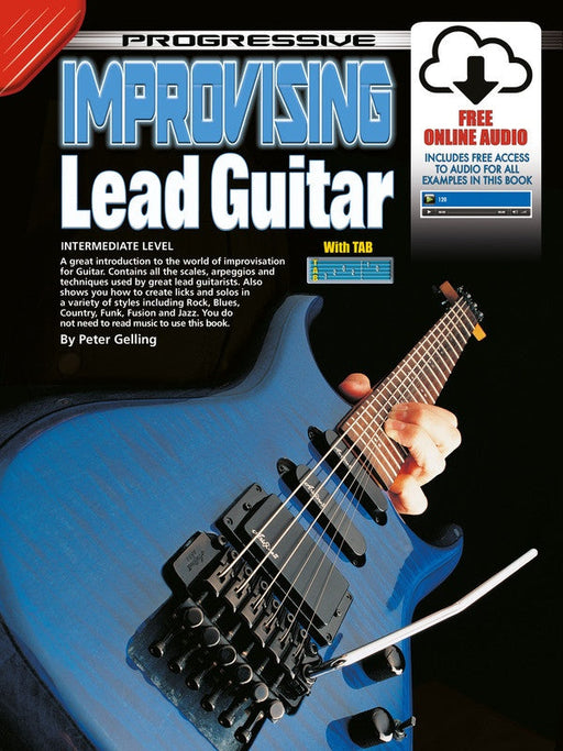 Progressive Improvising Lead Guitar Book/Online Audio