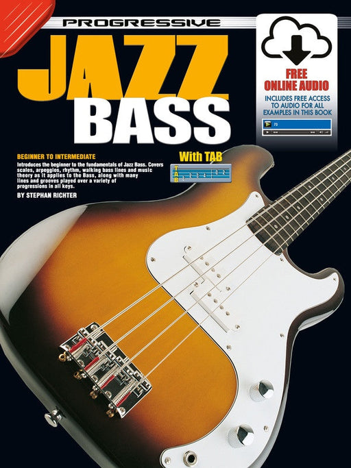 Progressive Jazz Bass Book/Online Audio