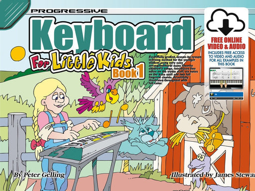 Progressive Keyboard Book 1 for Little Kids Book/Online Audio