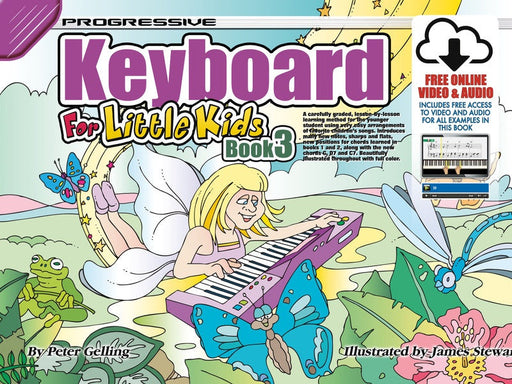 Progressive Keyboard Book 3 for Little Kids Book/Online Media