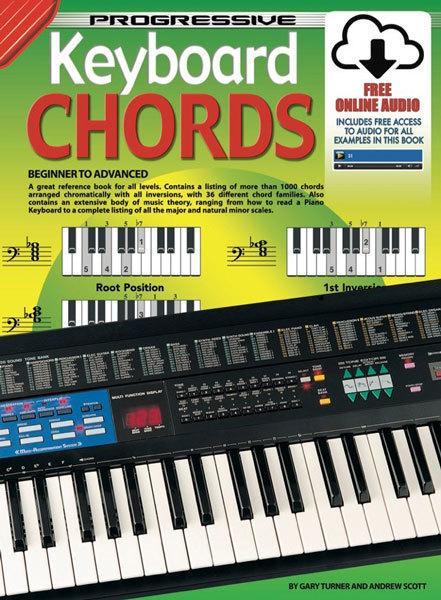 Progressive Keyboard Chords Book/Online Media
