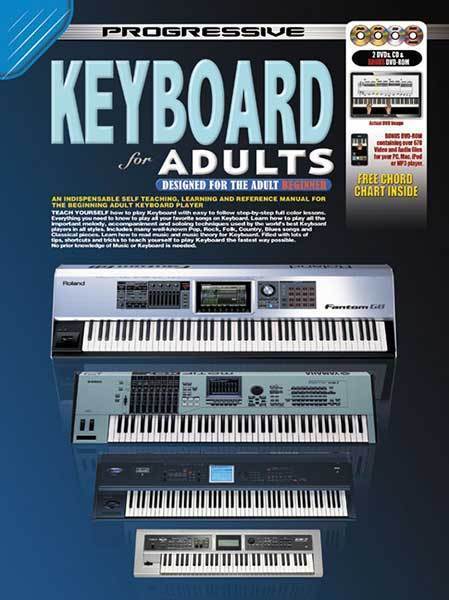 Progressive Keyboard for Adults Book/Online Media