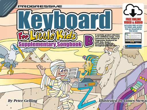 Progressive Keyboard for Little Kids Supplementary Songbook B Book/Online Media