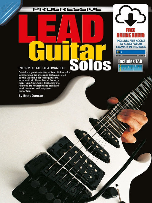 Progressive Lead Guitar Solos Book/Online Audio