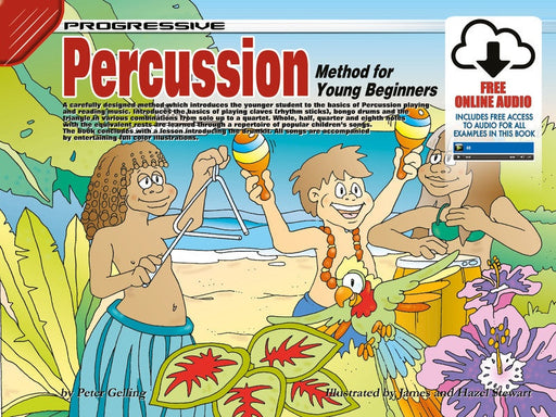 Progressive Percussion Method for Young Beginners Book/Online Audio