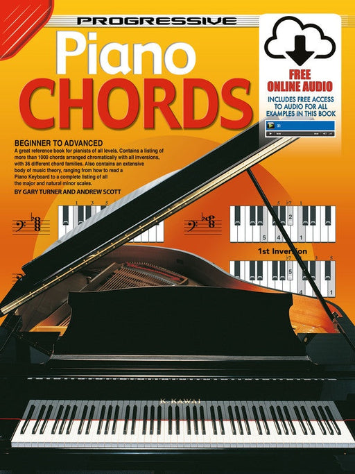 Progressive Piano Chords Book/Online Audio