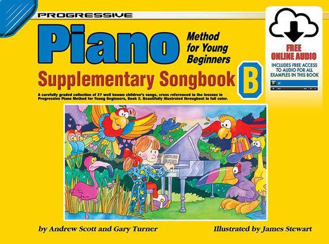 Progressive Piano Method for Young Beginners Supplementary Songbook B Book/Online Audio-Piano & Keyboard-Koala Publications-Engadine Music