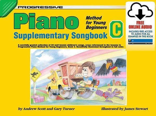 Progressive Piano Method for Young Beginners Supplementary Songbook C Book/Online Audio-Piano & Keyboard-Koala Publications-Engadine Music