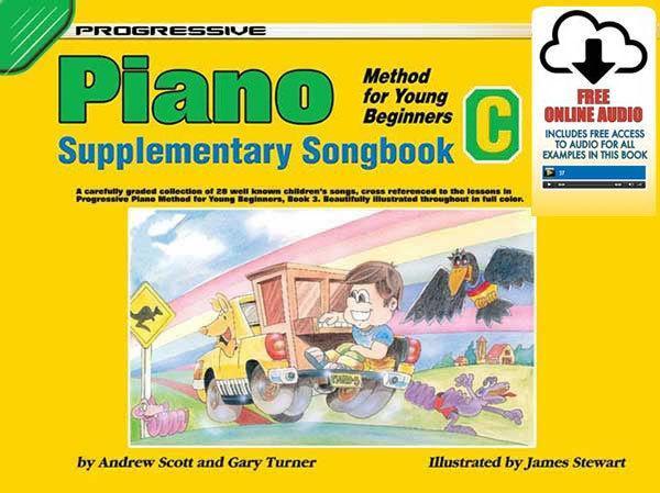 Progressive Piano Method for Young Beginners Supplementary Songbook C Book/Online Audio-Piano & Keyboard-Koala Publications-Engadine Music
