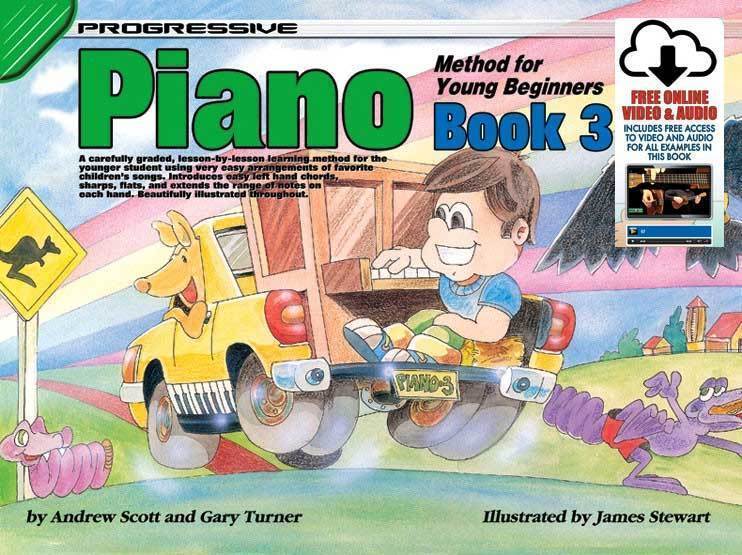 Progressive Piano Method for the Young Beginner - Book 3 Bk/Online Audio-Piano & Keyboard-Koala Publications-Engadine Music