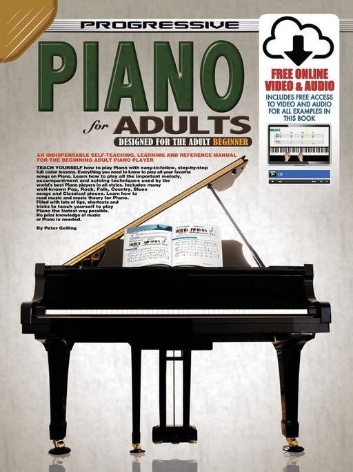 Progressive Piano for Adults Book/Online Media