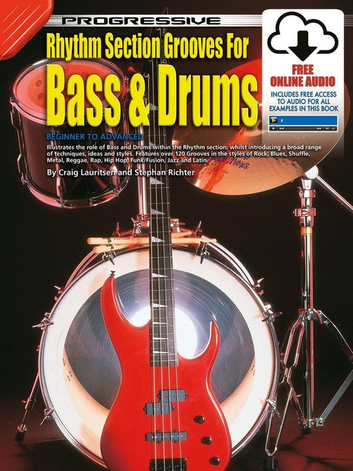 Progressive Rhythm Section Grooves for Bass & Drums Book/Online Audio