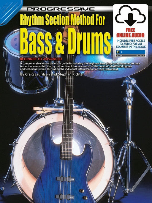 Progressive Rhythm Section Method for Bass & Drums Book/Online Audio