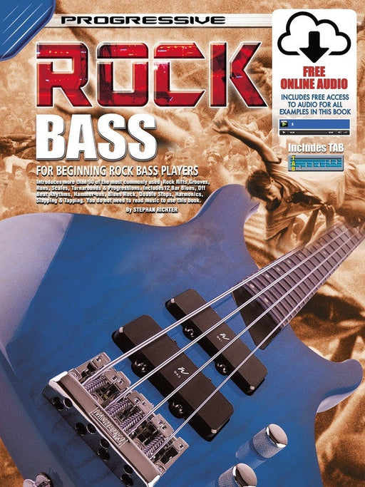 Progressive Rock Bass Book/Online Audio