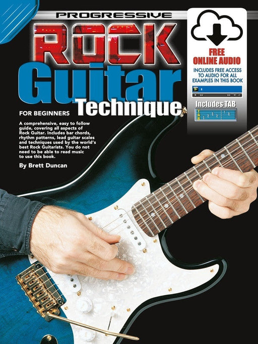 Progressive Rock Guitar Technique Book/Online Audio