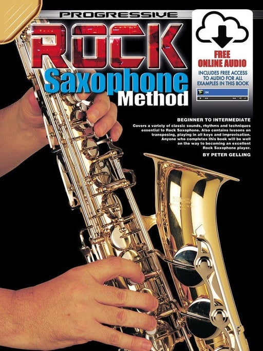 Progressive Rock Saxophone Method Book/Online Audio