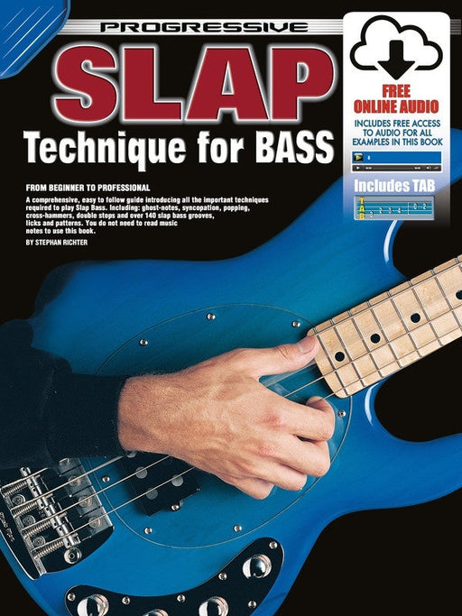 Progressive Slap Technique for Bass Book/Online Audio