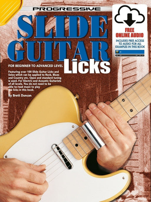 Progressive Slide Guitar Licks Book/Online Audio