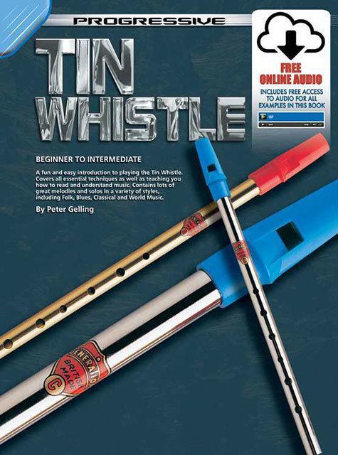 Progressive Tin Whistle Book/Online Video & Audio-Woodwind-Koala Publications-Engadine Music