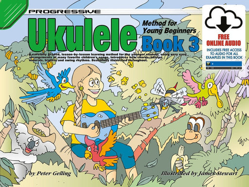 Progressive Ukulele Method for the Young Beginner - Book 3 Book/Online Audio