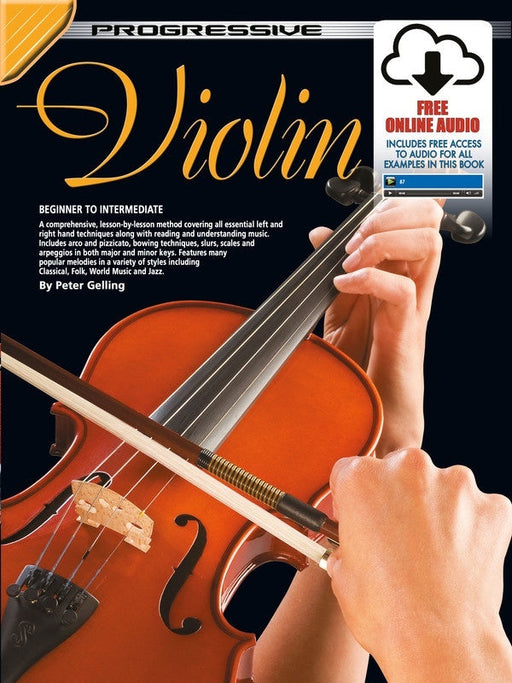 Progressive Violin Method Book/Online Audio