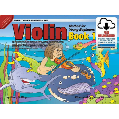 Progressive Violin Method for Young Beginners - Book 1 Bk/Online Audio-Strings-Koala Publications-Engadine Music