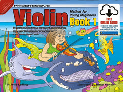 Progressive Violin Method for Young Beginners - Book 1 Book/Online Audio