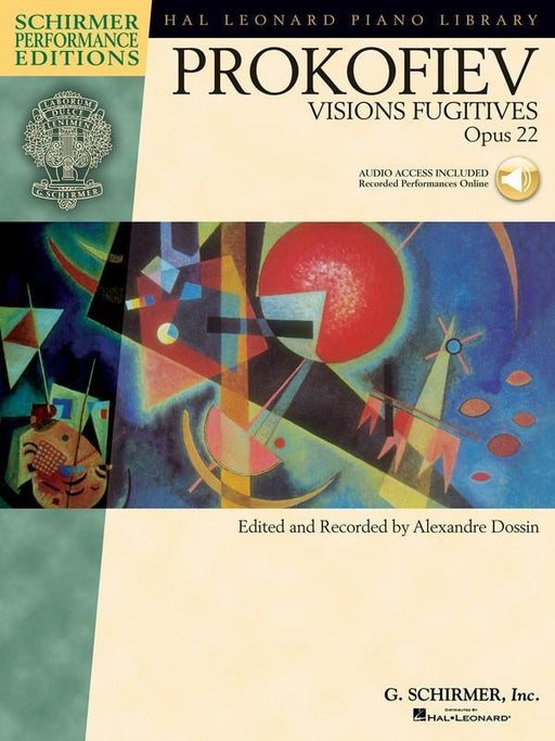 Prokofieff - Visions Fugitives, Op. 22, Book & CD-piano & keyboard-G. Schirmer Inc.-Engadine Music