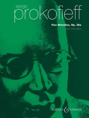 Prokofiev - Five Melodies Op. 35a, Violin & Piano-Strings-Boosey & Hawkes-Engadine Music