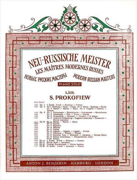 Prokofiev - Mazurka Op. 12 No.4 Piano-Piano & Keyboard-Simrock-Engadine Music