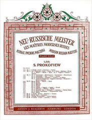 Prokofiev - Mazurka Op. 12 No.4 Piano-Piano & Keyboard-Simrock-Engadine Music