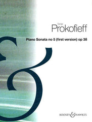 Prokofiev - Piano Sonata No.5 in C major Op. 38-Piano & Keyboard-Boosey & Hawkes-Engadine Music