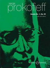 Prokofiev - Violin Sonata No. 1 Op. 80-Strings-Boosey & Hawkes-Engadine Music