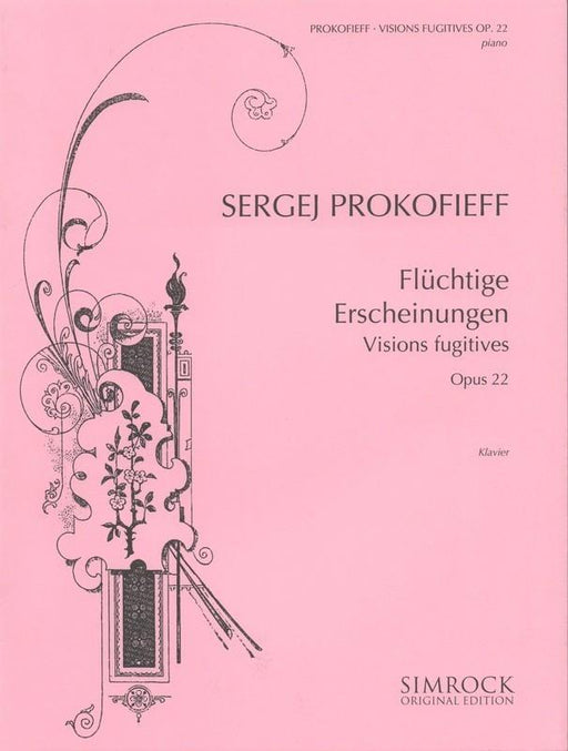 Prokofiev - Visions Fugitives Op. 22 Piano-Piano & Keyboard-Simrock-Engadine Music