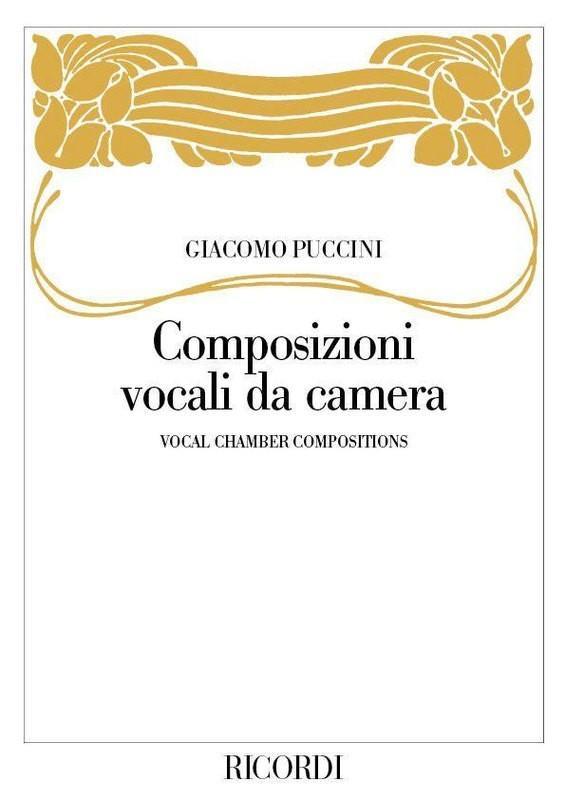 Puccini - Composizioni vocali da camera, High Voice-Vocal-Ricordi-Engadine Music