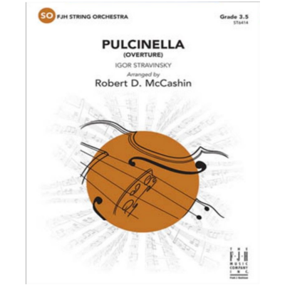 Pulcinella (Overture), Stravinksy Arr. Robert D. McCashin String Orchestra Grade 3.5-String Orchestra-FJH Music Company-Engadine Music