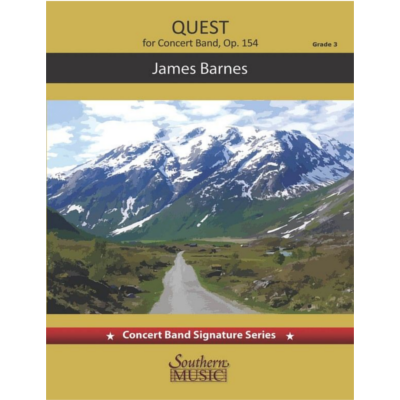 Quest for Concert Band Op. 154, James Barnes Concert Band Chart Grade 3-Concert Band Chart-Southern Music Company-Engadine Music