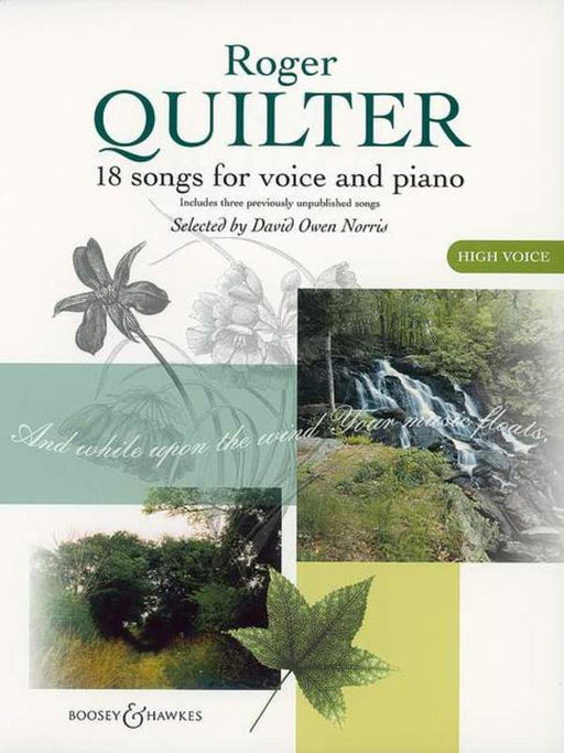 Quilter - 18 Songs for High Voice and Piano-Vocal-Boosey & Hawkes-Engadine Music